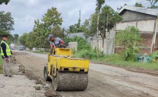 Perbaikan Jalan Solo-Purwodadi Dimulai, Fokus Pekerjaan di Wilayah Sragen