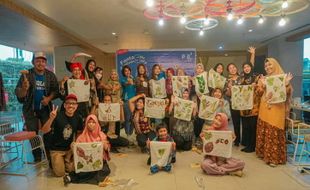 Meriahkan HUT ke-5, Harris Pop! Hotel Solo Dukung Workshop Ecoprint 