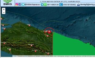 Jayapura Diguncang Gempa M 5,5, Warga Panik