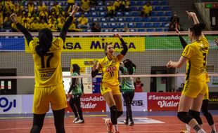 Hasil Proliga 2023 Palembang Kategori Putri: Gresik Petrokimia Berjaya Hari Ini