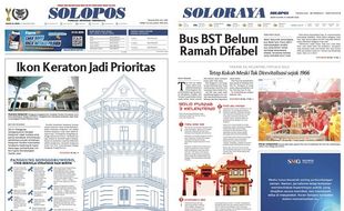 Solopos Hari Ini: Ikon Keraton Jadi Prioritas