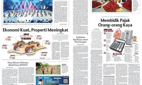 Solopos Hari Ini: Ekonomi Kuat, Properti Meningkat