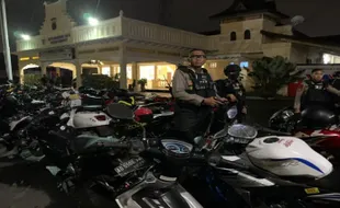 Ratusan Motor Berknalpot Brong di Solo Dikukut Polisi