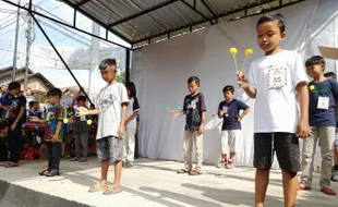 Seru! Puluhan Anak dari 3 Kabupaten Ikuti Lomba Lato-Lato di Kiringan Boyolali