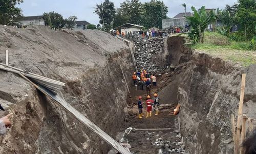 Tertimpa Tanah Galian di Sleman, Pekerja Proyek Asal Klaten Ditemukan Meninggal