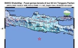 Berkategori Dangkal, Getaran Gempa Pacitan Skala M5,6 Kencang di Soloraya