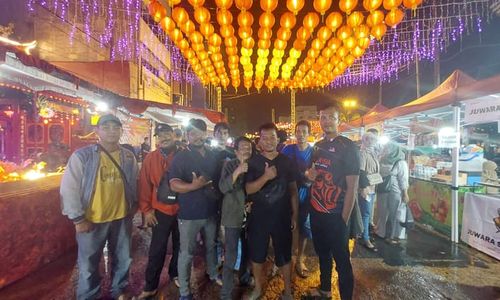 Indahnya Lampion Kawasan Pasar Gede Solo, Sepekan Harus Selesai Dipasang