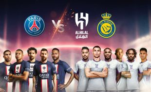 Link Live Streaming PSG vs Riyadh All Star XI: Messi vs Ronaldo