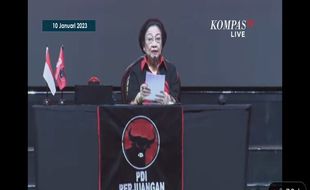 Pidato HUT PDIP, Megawati Sebut Rudy Dulunya Preman yang Suka Berantem