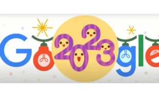 Google Doodle Rayakan 2023 dengan Taburan Confetti