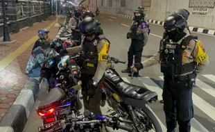 Konvoi Tahun Baru Pakai Knalpot Brong, 26 Pemotor Ditangkap Tim Sparta Solo