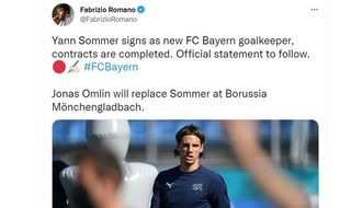 Yann Sommer Gabung Bayern Munchen, Tebus Murah Pengganti Manuel Neuer