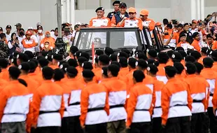 Anies Baswedan Hadiri Apel Siaga Pemenangan PKS di Stadion Madya GBK