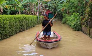 6 Wilayah Soloraya Terdampak Banjir Luapan Sungai Bengawan Solo