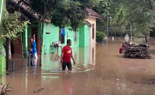 Bengawan Solo Meluap, Puluhan Rumah di 2 Kelurahan Wonogiri Kebanjiran