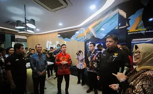 Bereng Gibran, Airlangga Resmikan Kawasan Terpadu Sains & Teknologi STP Solo