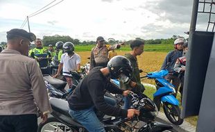 Hasil Operasi Balap Liar, 70 Sepeda Motor Masih Ditahan di Polres Klaten