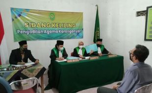 Layanan Sidang Pengadilan Agama Karanganyar Kini Dibuka di Pelosok Desa