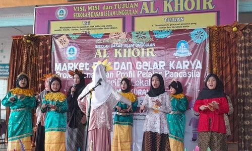 Meriah! Begini Keseruan Market Day dan Panen Karya SD Al Khoir Solo