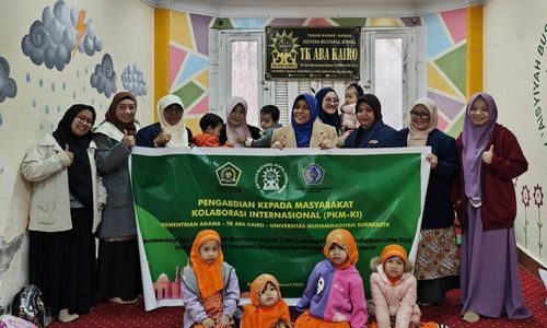 TK ABA Kairo Mesir Punya 40 Siswa, UMS Gelar Pengabdian Masyarakat Internasional