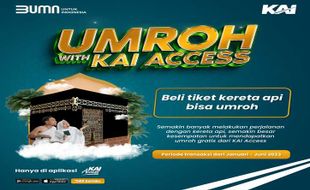 KAI Tebar Tiket Umrah Gratis! Simak Syarat dan Cara Mendapatkannya