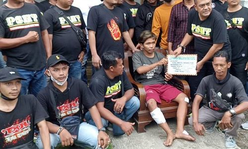 Puluhan Warga PSHT Soloraya Geruduk Korban Tabrak Lari di Sragen