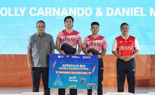 BNI Beri Apresiasi kepada Pebulu Tangkis Tanah Air Juara Indonesia Masters 2023