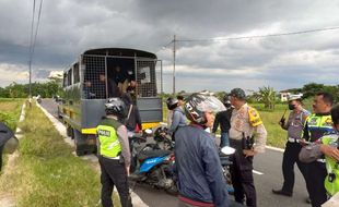 Gerebek Aksi Balap Liar di Delanggu, Aparat Polres Klaten Sita 22 Sepeda Motor