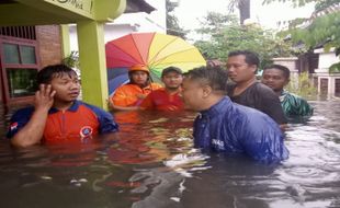 Banjir di Solo, Ada 730 Jiwa Warga Jagalan Jebres Mengungsi