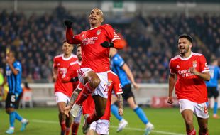 Hasil Liga Champions: Libas Brugge 2-0, Satu Kaki Benfica Jejakkan 8 Besar