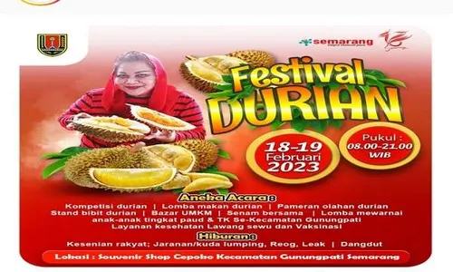 Jangan Sampai Terlewat! Mulai Besok ada Festival Durian Gunungpati Semarang