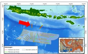 Gunung Bawah Laut Indonesia Bertambah di Pacitan, Zona Gempa Bumi Selatan Jawa