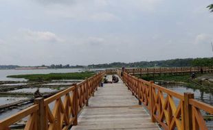 Jembatan Kayu Waduk Cengklik Boyolali Viral, Camat Ngemplak: Itu Proyek Pusat