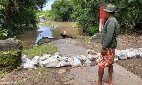 30 Tahun Jadi Andalan Warga, Jembatan Klaten-Sukoharjo Hanyut Tinggal Kenangan