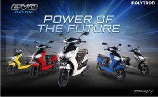 Polytron Jualan Motor Listrik, Baterainya Sewa dan Bisa Ditukar