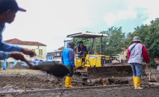 Awal April Pedagang Pasar Jongke Pindah ke Pasar Darurat