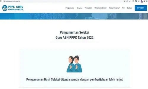 Pengumuman Hasil Seleksi PPPK Guru 2022 Maksimal Akhir Februari