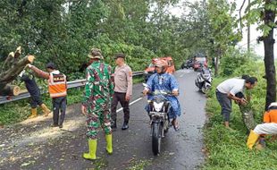 Banjir dan Angin Ribut Landa 8 Desa di Klaten, 1 Warga Terluka Tertimpa Pohon