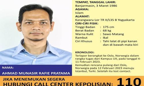 Alasan Kesehatan Jadi Dalih, Dosen UII yang Hilang Bisa Dianggap Indispliner