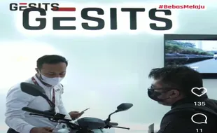 Motor Listrik Gesits Raya Meriahkan IIMS 2023