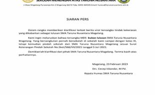 Mario Dandy Satriyo Pernah Sekolah di SMA Taruna Nusantara