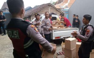 Gerebek 1 Warung di Jatisrono Wonogiri, Polisi Temukan 1.268 Botol Miras