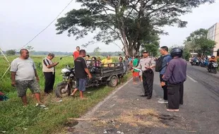 Viar Seruduk Scoopy di Bantul, Satu Orang Meninggal