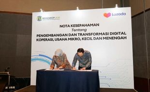 Jalin Kerja Sama! Lazada dan Kemenkop UKM Dorong Transformasi Digital UMKM