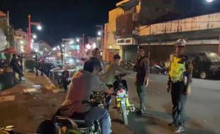 Operasi Cipta Kondisi di Malam Hari, Polres Semarang Tilang 20 Pengendara Motor