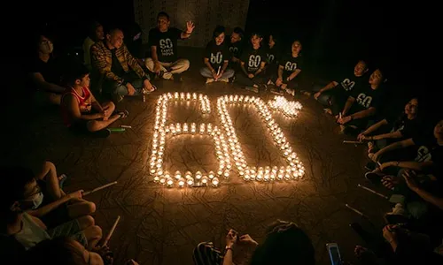 Peringatan Earth Hour di Solo, Lampu Jalan dan Hotel Dipadamkan Selama 1 Jam