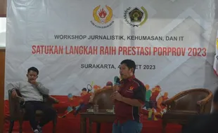 KONI Solo Beri Pelatihan Jurnalistik bagi Pengurus Cabang Olahraga