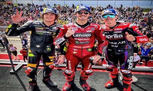 Hasil MotoGP Portugal 2023: Marc Marques Tabrakan, Bagnaia Juara