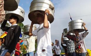 Meriahnya Sadranan di Cepogo Boyolali, Tradisi Menyambut Datangnya Ramadan