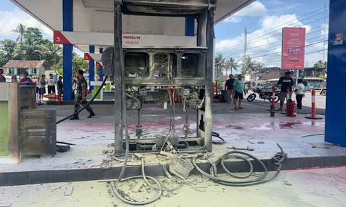 SPBU di Magelang Terbakar, Petugas Luka-Luka